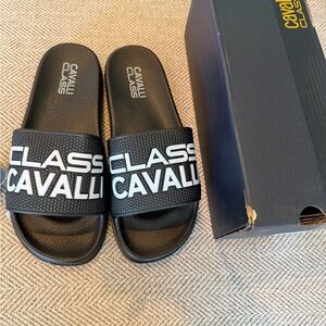 Roberto Cavalli Unisex Pool Slides New with tags in box